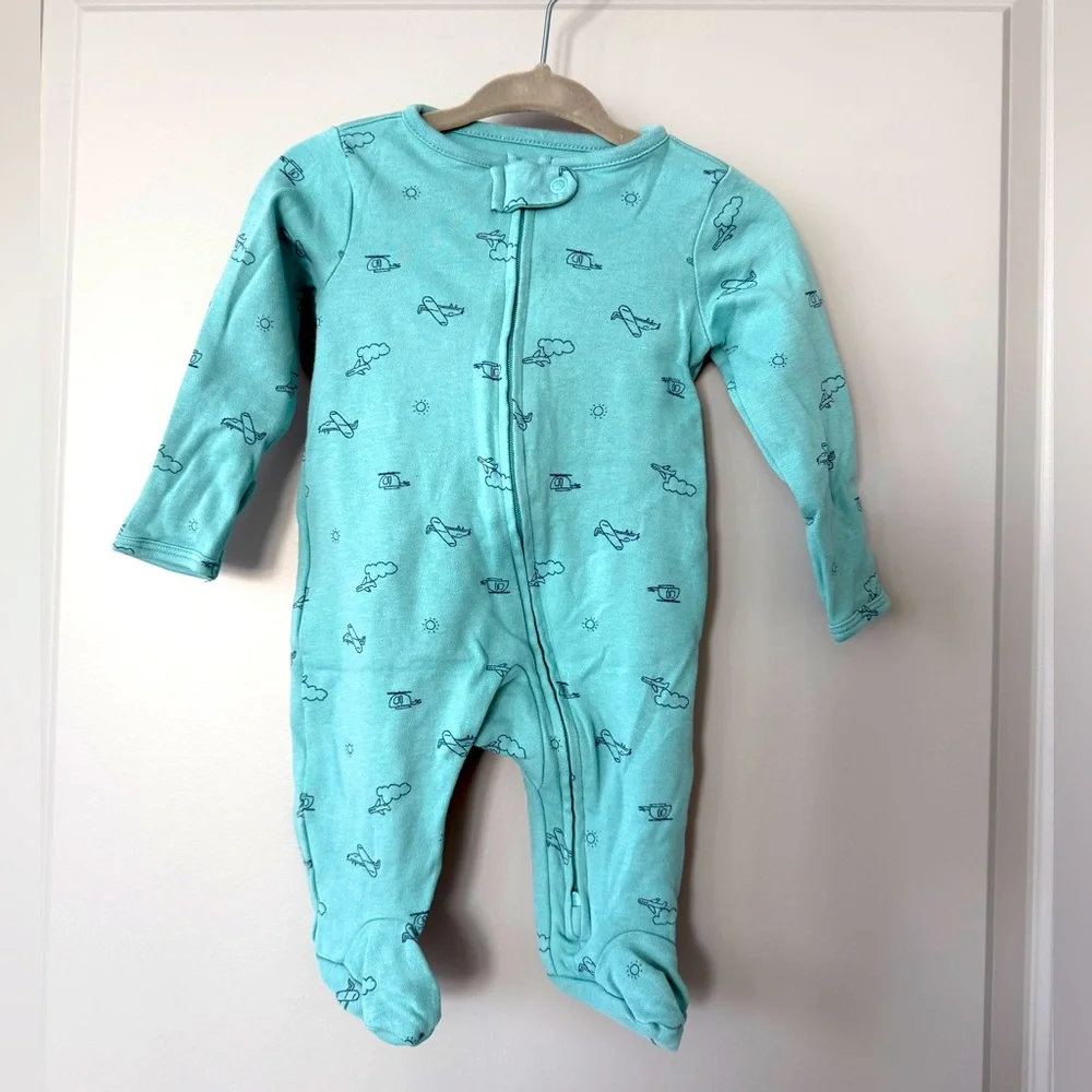 Carter’s Baby Footie - Aqua Blue